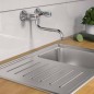 SCHÜTTE Wand-Spültischarmatur mit 2 Griffen BRILLANT Chrom SCHÜTTE Wand-Spültischarmatur mit 2 Griffen BRILLANT Chrom