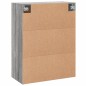 Wandschränke 2 Stk. Grau Sonoma Holzwerkstoff Wandschränke 2 Stk. Grau Sonoma Holzwerkstoff