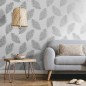 DUTCH WALLCOVERINGS Tapete Fawning Feather Hellgrau DUTCH WALLCOVERINGS Tapete Fawning Feather Hellgrau