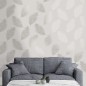 DUTCH WALLCOVERINGS Tapete Fawning Feather Hellgrau DUTCH WALLCOVERINGS Tapete Fawning Feather Hellgrau