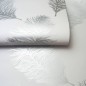 DUTCH WALLCOVERINGS Tapete Fawning Feather Hellgrau DUTCH WALLCOVERINGS Tapete Fawning Feather Hellgrau