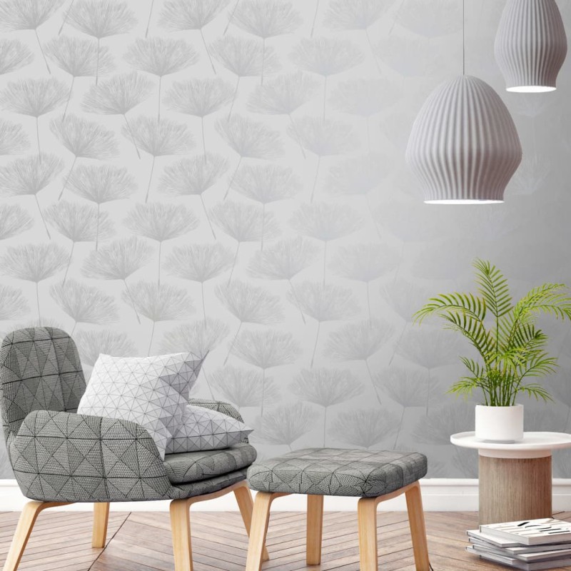 DUTCH WALLCOVERINGS Tapete Fleur Grau DUTCH WALLCOVERINGS Tapete Fleur Grau