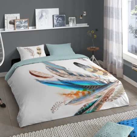 Good Morning Bettwäsche-Set FEATHER 140x200/220 cm Mehrfarbig