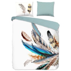 Good Morning Bettwäsche-Set FEATHER 140x200/220 cm Mehrfarbig