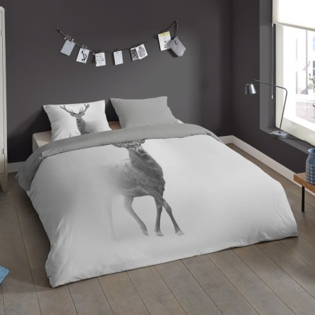 Pure Bettwäsche-Set GREY DEER 140x200/220 cm
