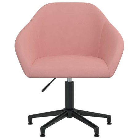 Esszimmerstuhl Drehbar Rosa Samt