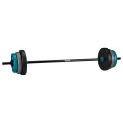 Avento Verstellbares Hantelset 20 kg Schwarz, Blau und Grau