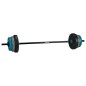 Avento Verstellbares Hantelset 20 kg Schwarz, Blau und Grau Avento Verstellbares Hantelset 20 kg Schwarz, Blau und Grau