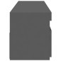 vidaXL TV-Schränke 2 Stk. mit LED-Leuchten Grau 75x35x40 cm vidaXL TV-Schränke 2 Stk. mit LED-Leuchten Grau 75x35x40 cm
