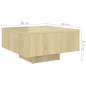 vidaXL Couchtisch Sonoma-Eiche 60x60x31,5 cm Holzwerkstoff vidaXL Couchtisch Sonoma-Eiche 60x60x31,5 cm Holzwerkstoff