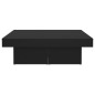 vidaXL Couchtisch Schwarz 90x90x28 cm Holzwerkstoff vidaXL Couchtisch Schwarz 90x90x28 cm Holzwerkstoff