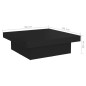 vidaXL Couchtisch Schwarz 90x90x28 cm Holzwerkstoff vidaXL Couchtisch Schwarz 90x90x28 cm Holzwerkstoff