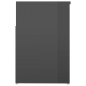 vidaXL Schuhbank Hochglanz-Grau 80x30x45 cm Holzwerkstoff vidaXL Schuhbank Hochglanz-Grau 80x30x45 cm Holzwerkstoff
