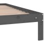 vidaXL Massivholzbett Grau 150x200 cm vidaXL Massivholzbett Grau 150x200 cm