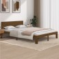 vidaXL Massivholzbett Honigbraun Kiefer 140x190 cm vidaXL Massivholzbett Honigbraun Kiefer 140x190 cm