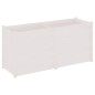 vidaXL Pflanzkübel Weiß 150x50x70 cm Massivholz Kiefer vidaXL Pflanzkübel Weiß 150x50x70 cm Massivholz Kiefer