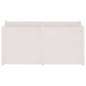 vidaXL Pflanzkübel Weiß 150x50x70 cm Massivholz Kiefer vidaXL Pflanzkübel Weiß 150x50x70 cm Massivholz Kiefer