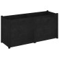 vidaXL Pflanzkübel Schwarz 150x50x70 cm Massivholz Kiefer vidaXL Pflanzkübel Schwarz 150x50x70 cm Massivholz Kiefer