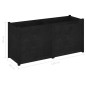 vidaXL Pflanzkübel Schwarz 150x50x70 cm Massivholz Kiefer vidaXL Pflanzkübel Schwarz 150x50x70 cm Massivholz Kiefer
