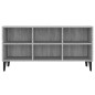 vidaXL TV-Schrank mit Metallbeinen Grau Sonoma 103,5x30x50 cm vidaXL TV-Schrank mit Metallbeinen Grau Sonoma 103,5x30x50 cm