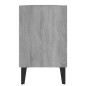 vidaXL TV-Schrank mit Metallbeinen Grau Sonoma 103,5x30x50 cm vidaXL TV-Schrank mit Metallbeinen Grau Sonoma 103,5x30x50 cm