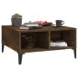 vidaXL Couchtisch Räuchereiche 60x60x30 cm Holzwerkstoff vidaXL Couchtisch Räuchereiche 60x60x30 cm Holzwerkstoff