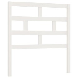 vidaXL Kopfteil Weiß 106x4x100 cm Massivholz Kiefer