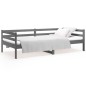 vidaXL Tagesbett Grau 80x200 cm Massivholz Kiefer vidaXL Tagesbett Grau 80x200 cm Massivholz Kiefer