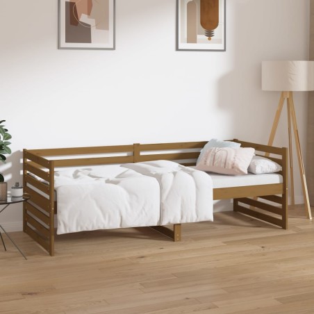 vidaXL Tagesbett Honigbraun 80x200 cm Massivholz Kiefer