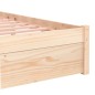 vidaXL Massivholzbett 100x200 cm vidaXL Massivholzbett 100x200 cm