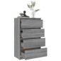 vidaXL Sideboard Grau Sonoma 60x35x98,5 cm Holzwerkstoff vidaXL Sideboard Grau Sonoma 60x35x98,5 cm Holzwerkstoff