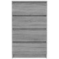 vidaXL Sideboard Grau Sonoma 60x35x98,5 cm Holzwerkstoff vidaXL Sideboard Grau Sonoma 60x35x98,5 cm Holzwerkstoff