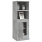 vidaXL Highboard Betongrau 36x35,5x103,5 cm Holzwerkstoff vidaXL Highboard Betongrau 36x35,5x103,5 cm Holzwerkstoff