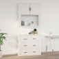 vidaXL Wandschrank Weiß 80x33x80 cm Holzwerkstoff vidaXL Wandschrank Weiß 80x33x80 cm Holzwerkstoff