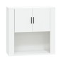 vidaXL Wandschrank Weiß 80x33x80 cm Holzwerkstoff vidaXL Wandschrank Weiß 80x33x80 cm Holzwerkstoff