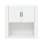 vidaXL Wandschrank Weiß 80x33x80 cm Holzwerkstoff vidaXL Wandschrank Weiß 80x33x80 cm Holzwerkstoff