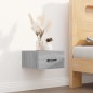 vidaXL Wand-Nachttisch Grau Sonoma 35x35x20 cm vidaXL Wand-Nachttisch Grau Sonoma 35x35x20 cm