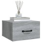 vidaXL Wand-Nachttisch Grau Sonoma 35x35x20 cm vidaXL Wand-Nachttisch Grau Sonoma 35x35x20 cm