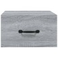 vidaXL Wand-Nachttisch Grau Sonoma 35x35x20 cm vidaXL Wand-Nachttisch Grau Sonoma 35x35x20 cm
