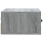 vidaXL Wand-Nachttisch Grau Sonoma 35x35x20 cm vidaXL Wand-Nachttisch Grau Sonoma 35x35x20 cm
