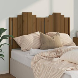vidaXL Kopfteil Honigbraun 141x4x110 cm Massivholz Kiefer