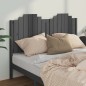 vidaXL Kopfteil Grau 166x4x110 cm Massivholz Kiefer