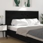 vidaXL Kopfteil Schwarz 156x4x100 cm Massivholz Kiefer