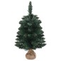 Künstlicher Weihnachtsbaum mit Ständer und LEDs Grün 60 cm PVC Künstlicher Weihnachtsbaum mit Ständer und LEDs Grün 60 cm PVC