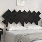 vidaXL Bett-Kopfteil Schwarz 151,5x3x81 cm Massivholz Kiefer vidaXL Bett-Kopfteil Schwarz 151,5x3x81 cm Massivholz Kiefer