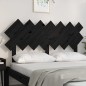 vidaXL Bett-Kopfteil Schwarz 151,5x3x81 cm Massivholz Kiefer vidaXL Bett-Kopfteil Schwarz 151,5x3x81 cm Massivholz Kiefer