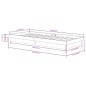 vidaXL Massivholzbett Honigbraun 90x190 cm vidaXL Massivholzbett Honigbraun 90x190 cm