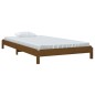 vidaXL Stapelbett Honigbraun 100x200 cm Massivholz Kiefer vidaXL Stapelbett Honigbraun 100x200 cm Massivholz Kiefer