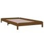 vidaXL Stapelbett Honigbraun 100x200 cm Massivholz Kiefer vidaXL Stapelbett Honigbraun 100x200 cm Massivholz Kiefer