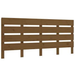 vidaXL Kopfteil Honigbraun 120x3x80cm Massivholz Kiefer